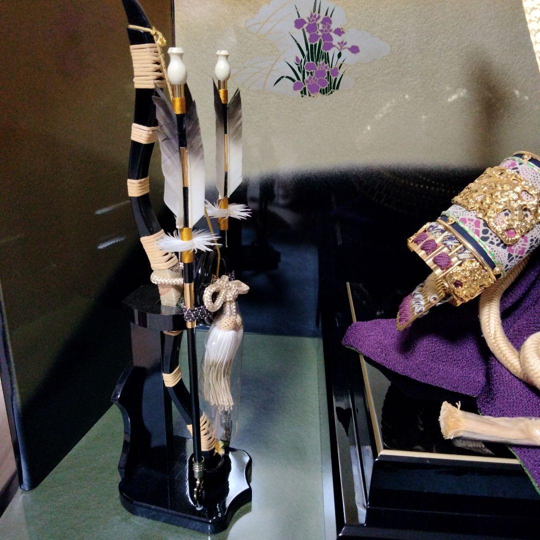 人形の秀月　 五月人形 金属製兜付き