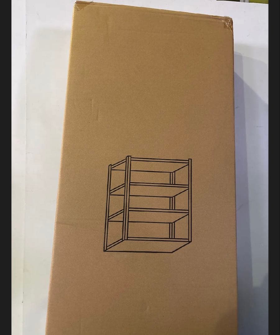 新品未使用 スチールラック 4段 ガレージラック 倉庫 収納棚 耐荷重100kg