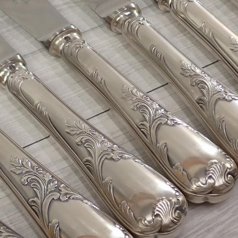 RU-6000　クリストフル　マルリー　テーブルナイフ　シルバーコーティング