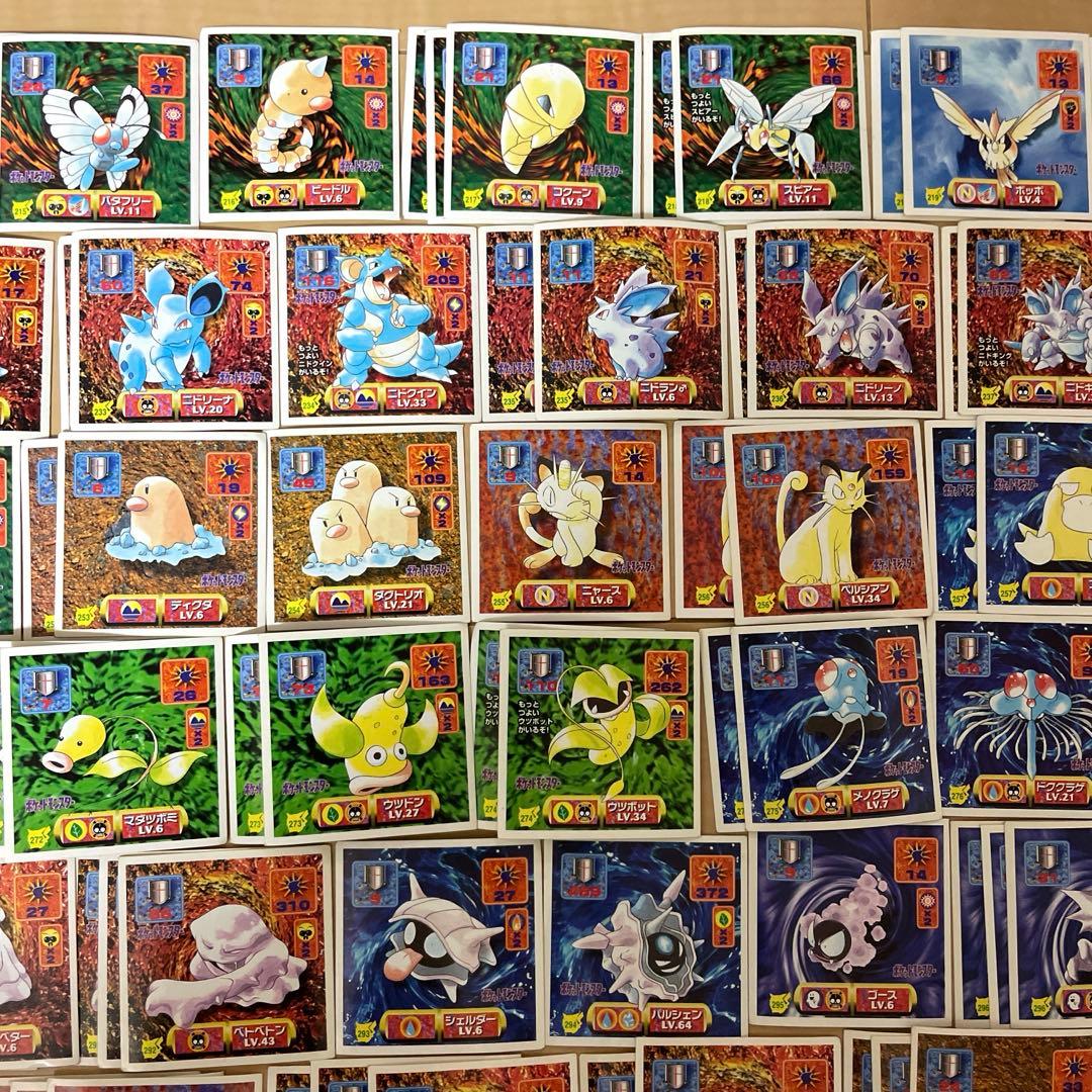 ポケモンシール烈伝改345枚 まとめ売り 専用シールケース付き