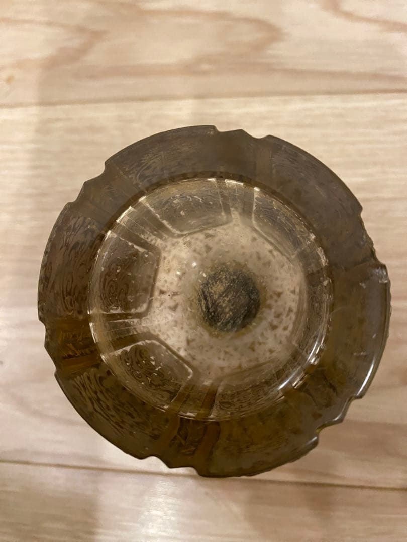 アンティーク　金箔装飾の香水瓶