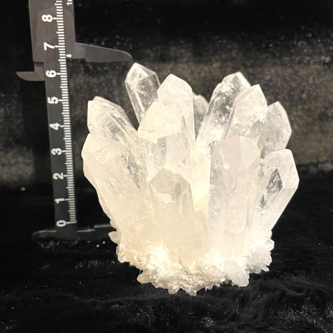 【大きめずっしり２９３g】天然石 虹 サシ クラスター 原石 菊水晶 クリスタル