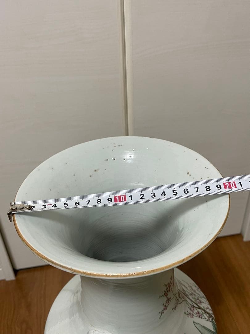 a sa hi　花瓶 58cm 焼き物 アンティーク　中国美術ニュウあり