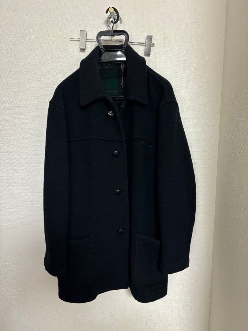 vintage　90s Pコート　BROOKSBROTHERS　紺色