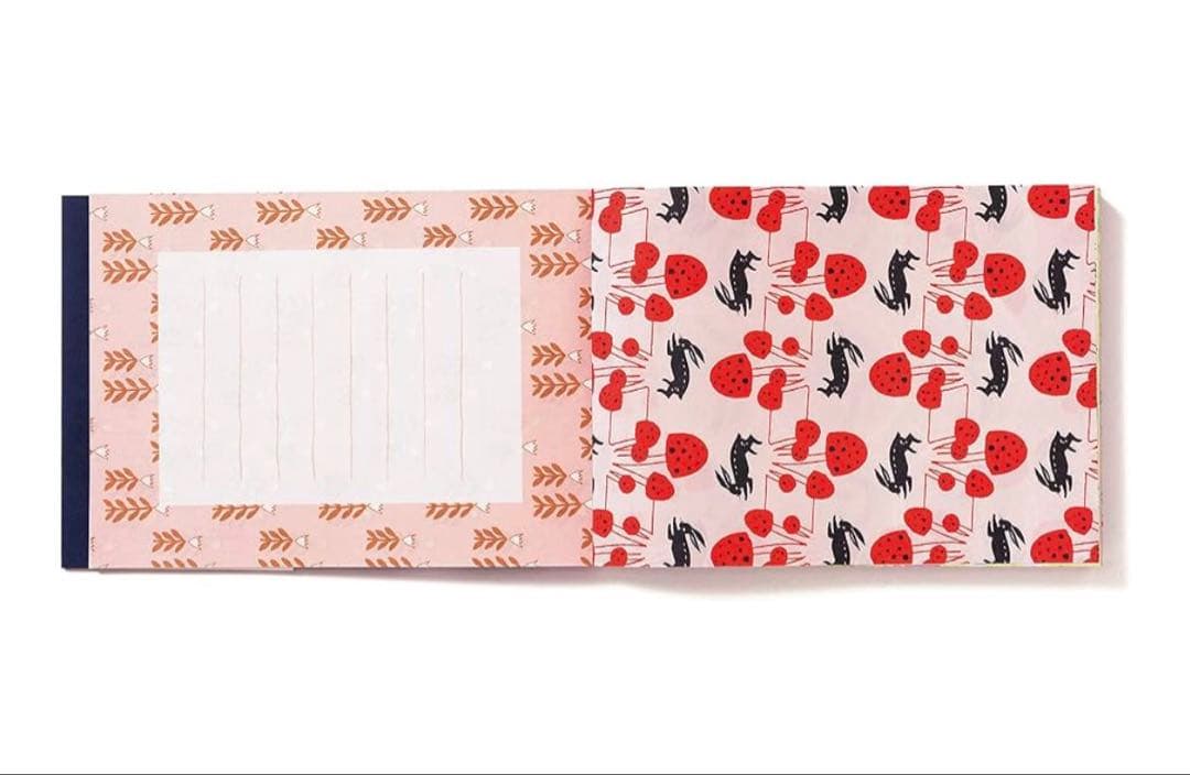 日本のレトロ図案 100枚レターブック