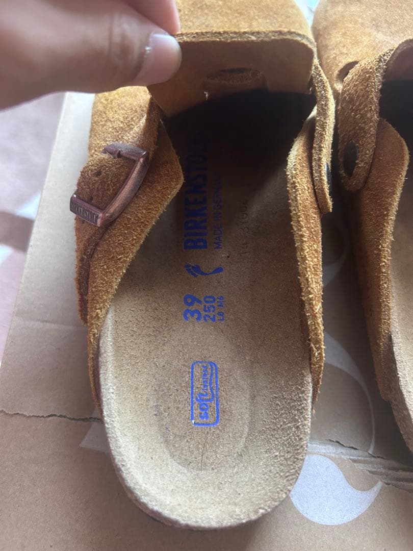 Birkenstock スエードサンダル 39サイズ　ボストン