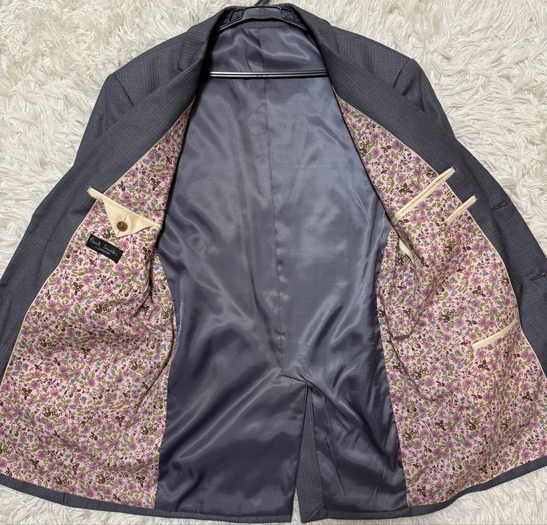 【希少】2XL Paul Smith スーツセットアップ　花柄　大きいサイズ