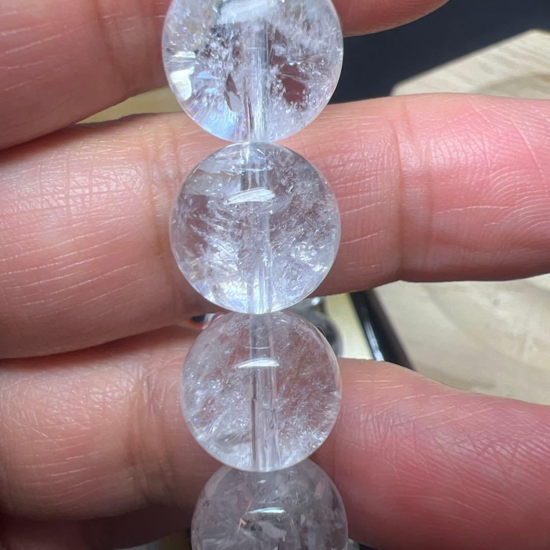 能力強化⭐︎魔除け&浄化　ヒマラヤアイリス水晶ブレス　伊奈波神社龍神守りおまけ