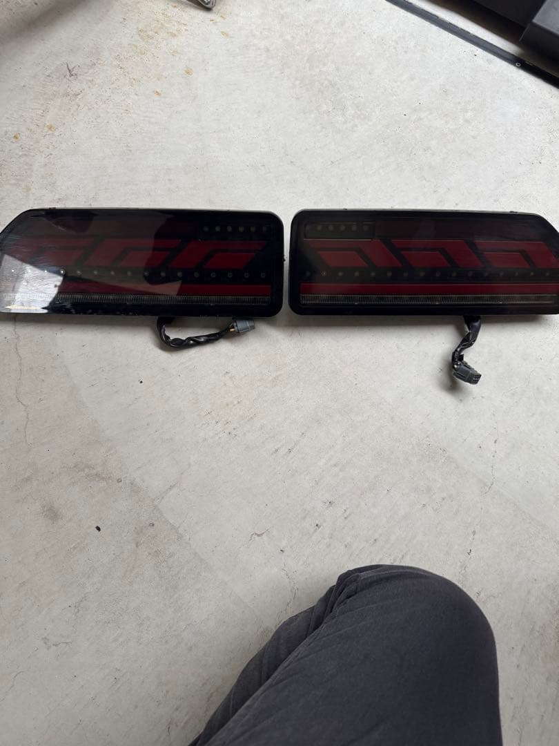 jb64 テールランプ 2個セット レッド/ブラック