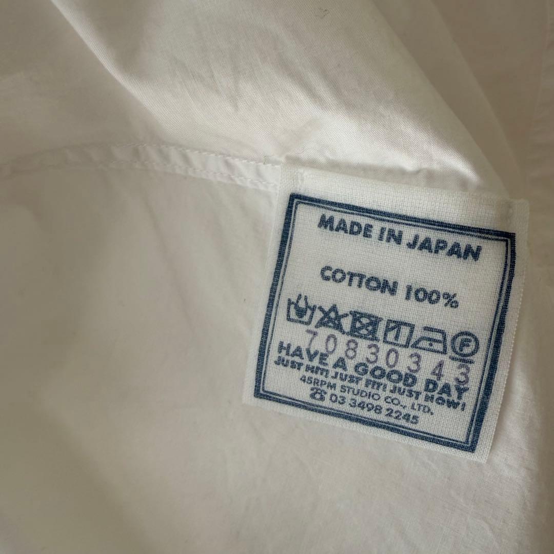 本日限定お値下げ　2025新品45R スーピマバチストのカットワークブラウス　白