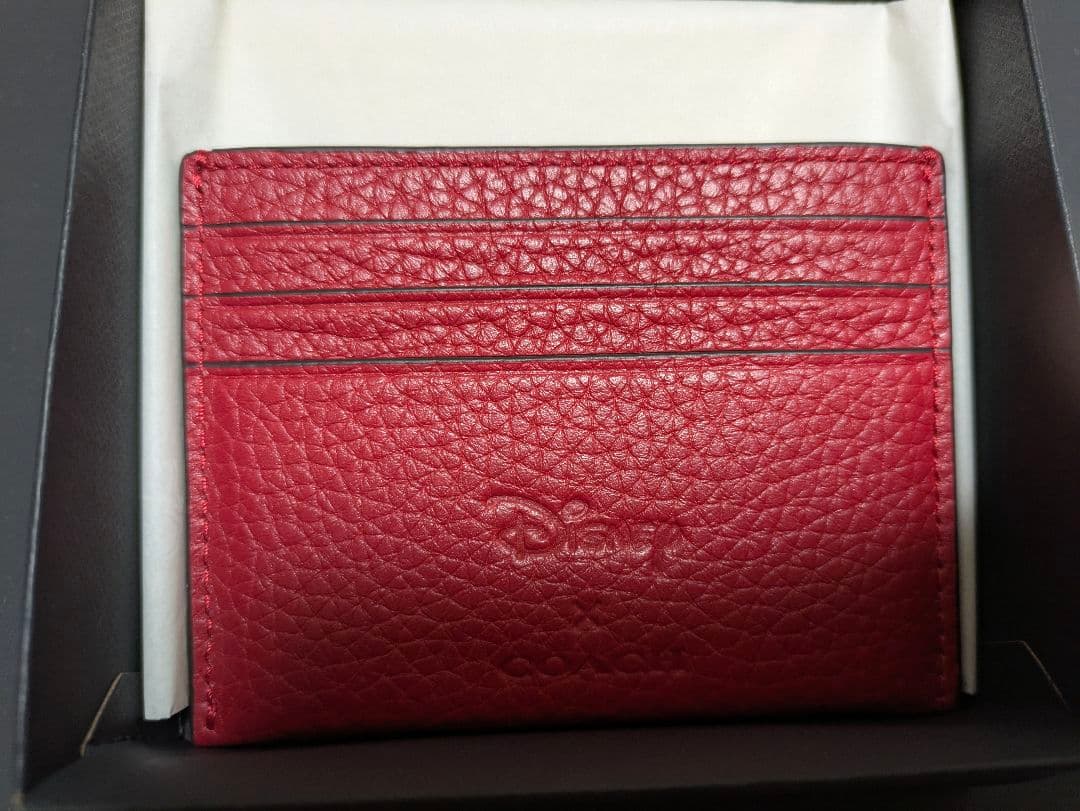【新品、未使用】♡COACH×Disneyミニー♡カードケース 、パスケース