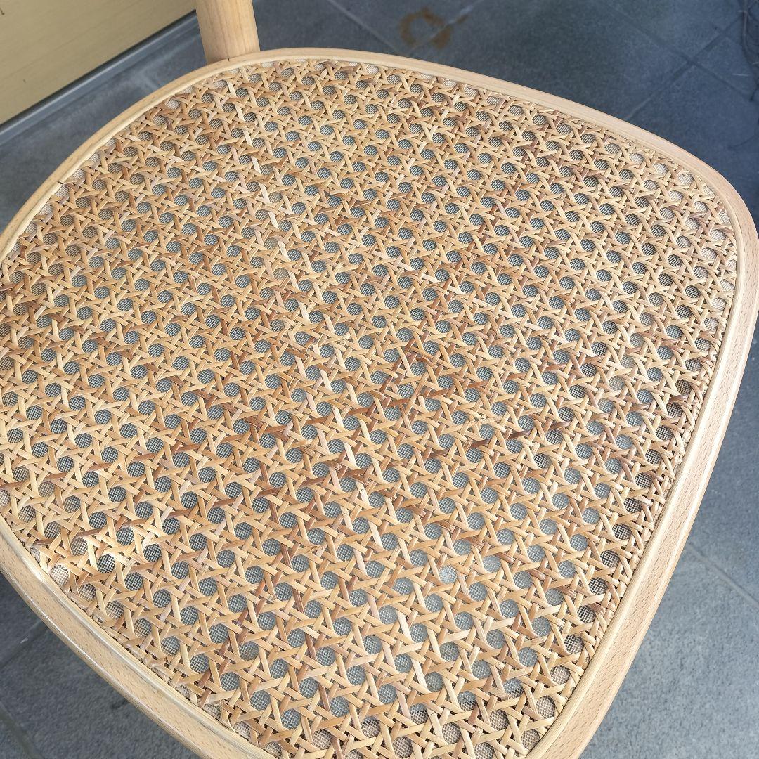 【A】曲げ木チェア　無印良品　トーネット社　ブナ材　ラタン