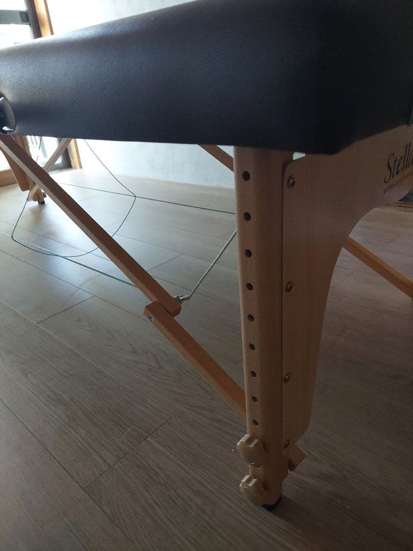 【B-78】Stella mini 折りたたみ式マッサージ ベッドブラウン