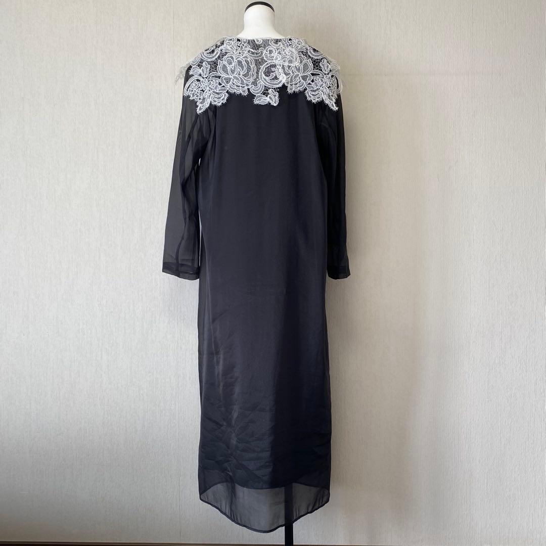 Big collar A-line dress 【et.UNiVER】