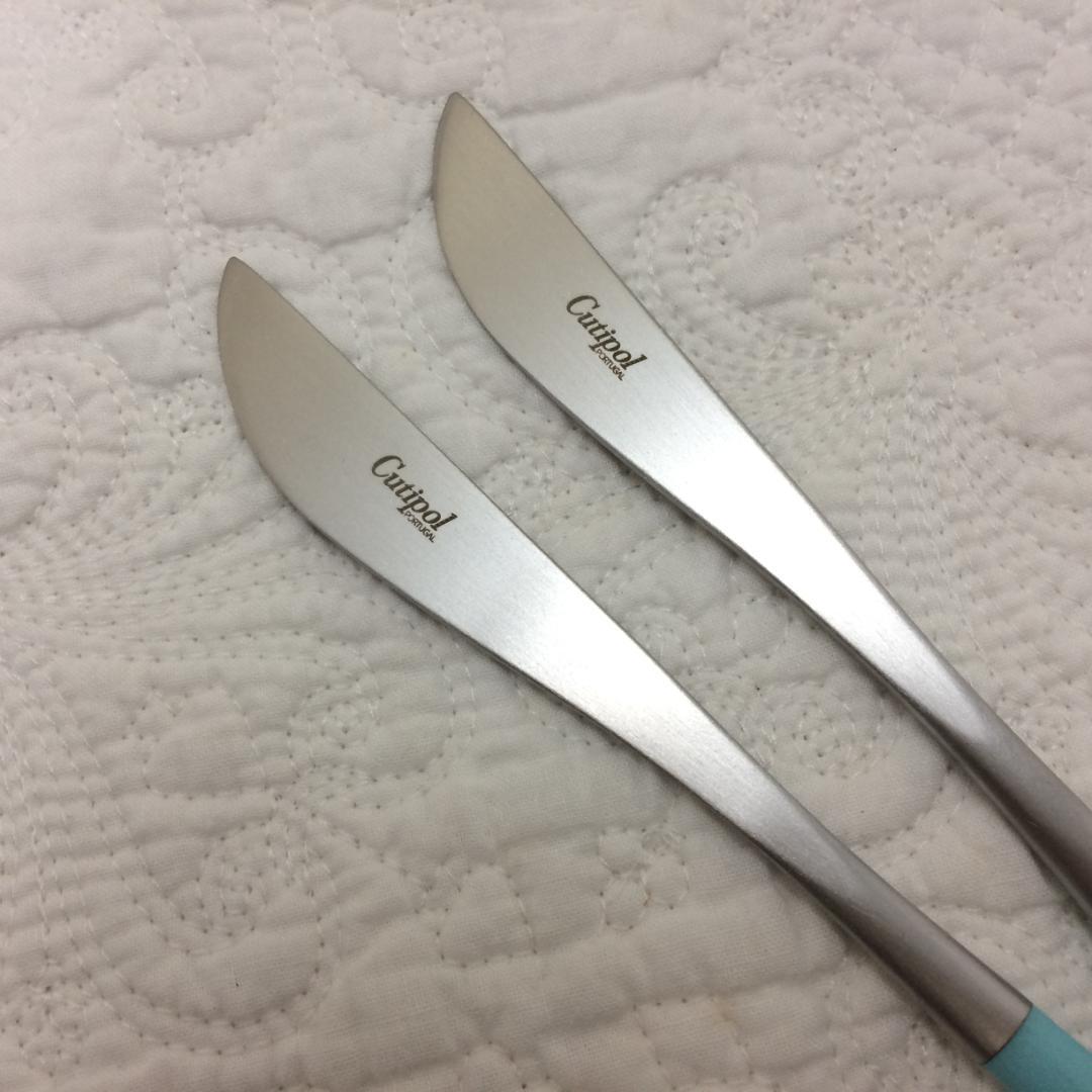 正規品　クチポール　GOA　ターコイズ＆シルバー　ディナー　３種×各２　計６本