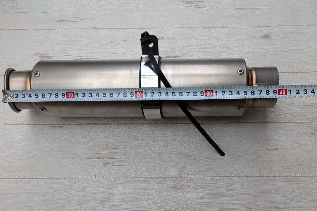 ★中古品 チタンマフラーサイレンサー 60.5 汎用品