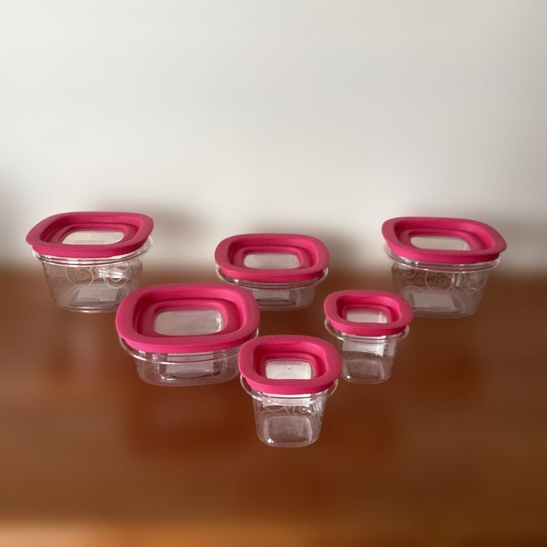 Rubbermaidラバーメイドプレミア食品保存容器6個セット　新品未使用