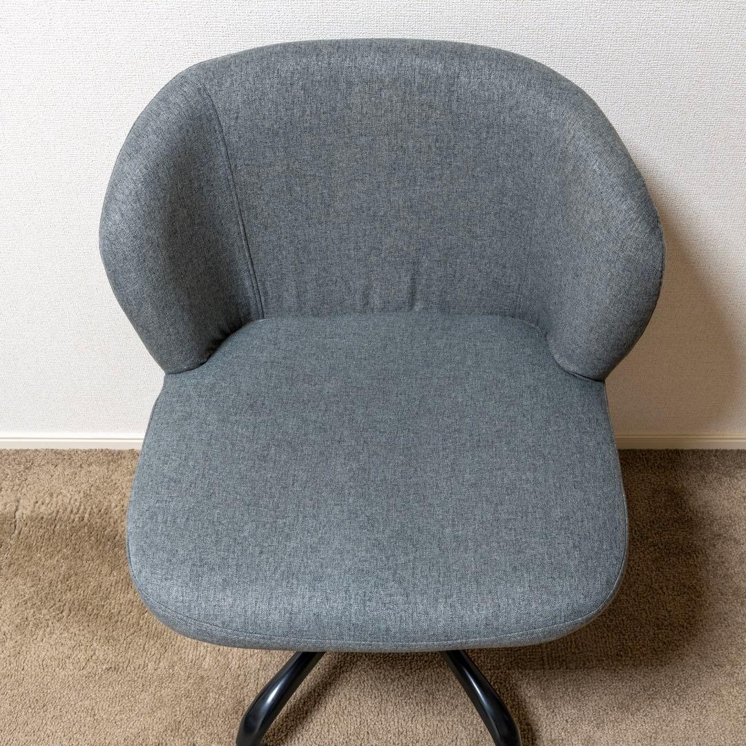 【かなでもの】 デスクチェア グレー