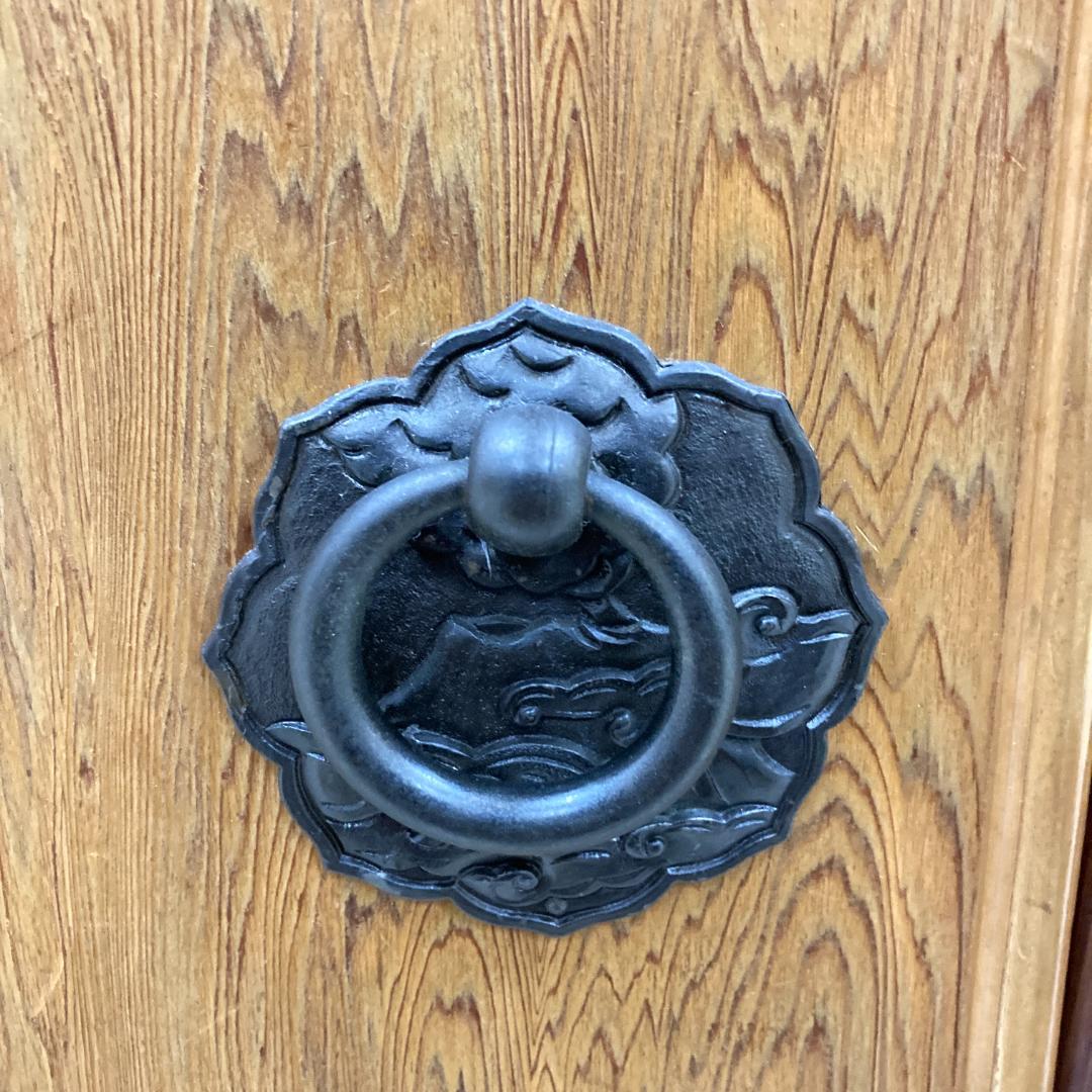 屋久杉　飾り棚　茶棚　茶箪笥　水屋　キャビネット 漆塗り　民芸　古民家