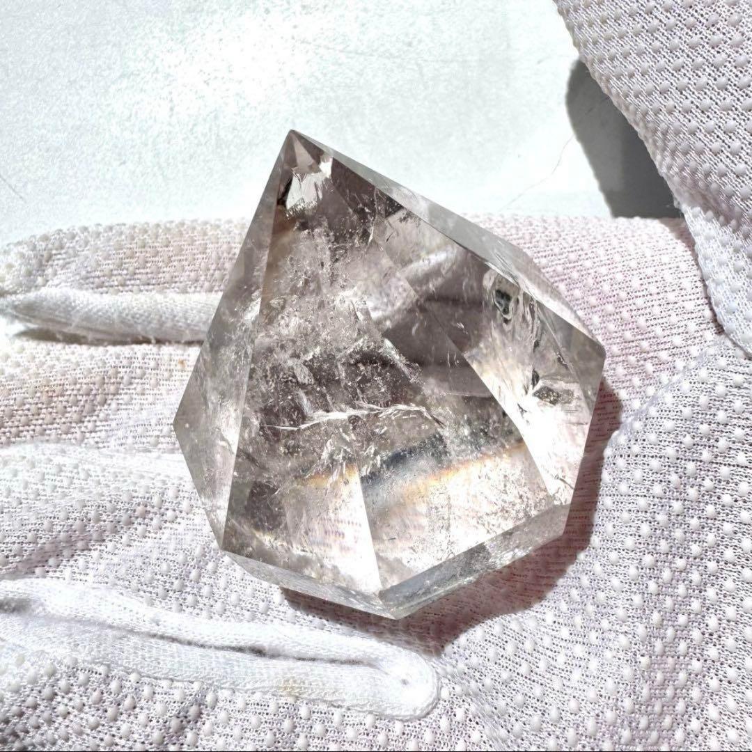 レインボー アイリスクォーツ ダイヤモンドカット