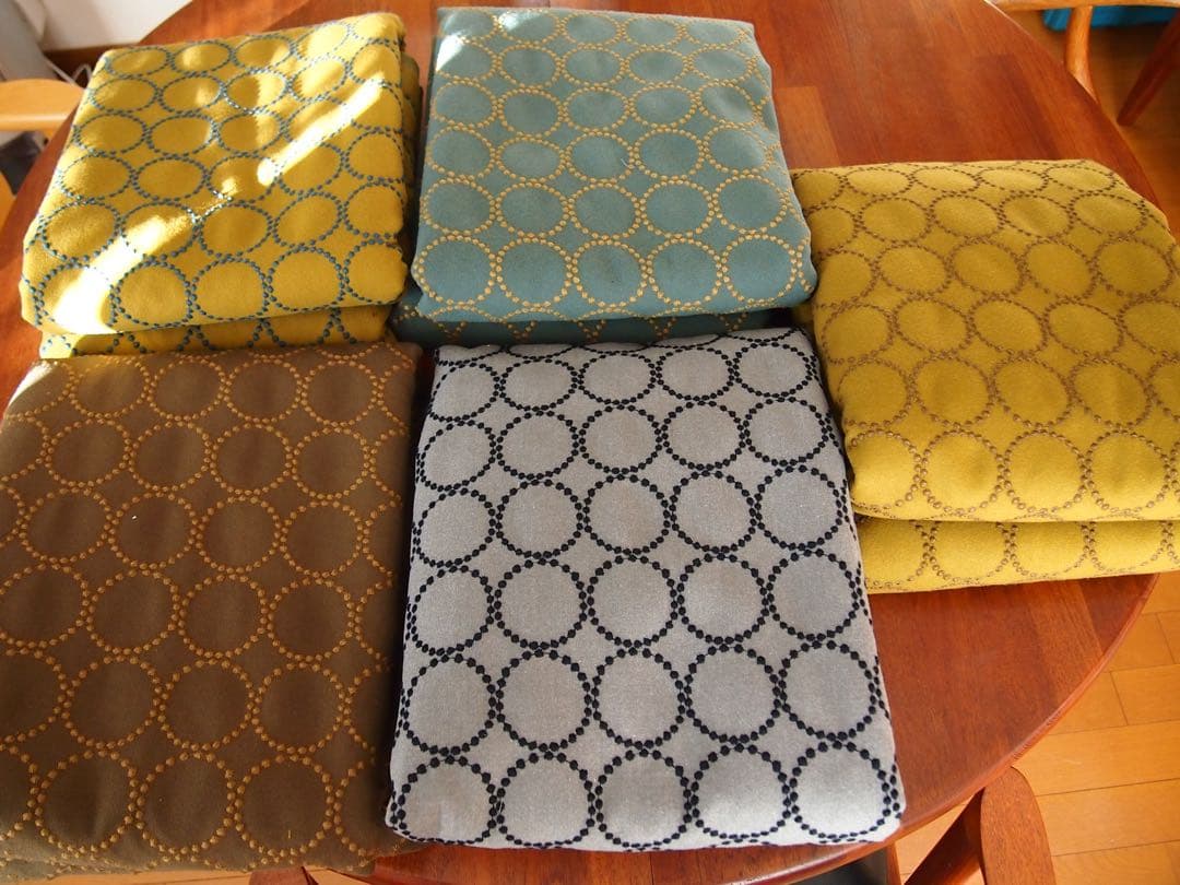 ミナペルホネン マルニ木工 スタッキングスツールB タンバリン 生地 チェア