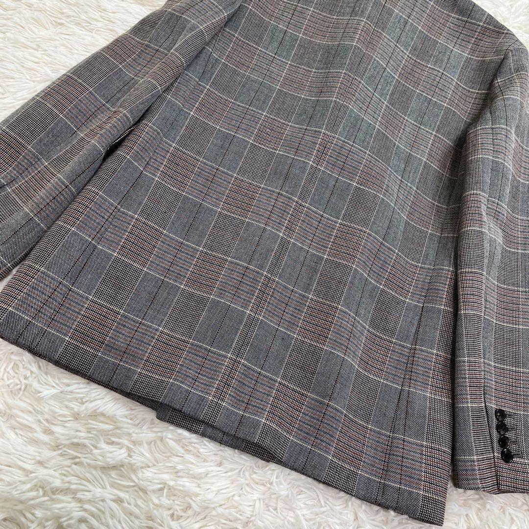 極美品 MACPHEE ダブルブレスト テーラード ジャケット チェック