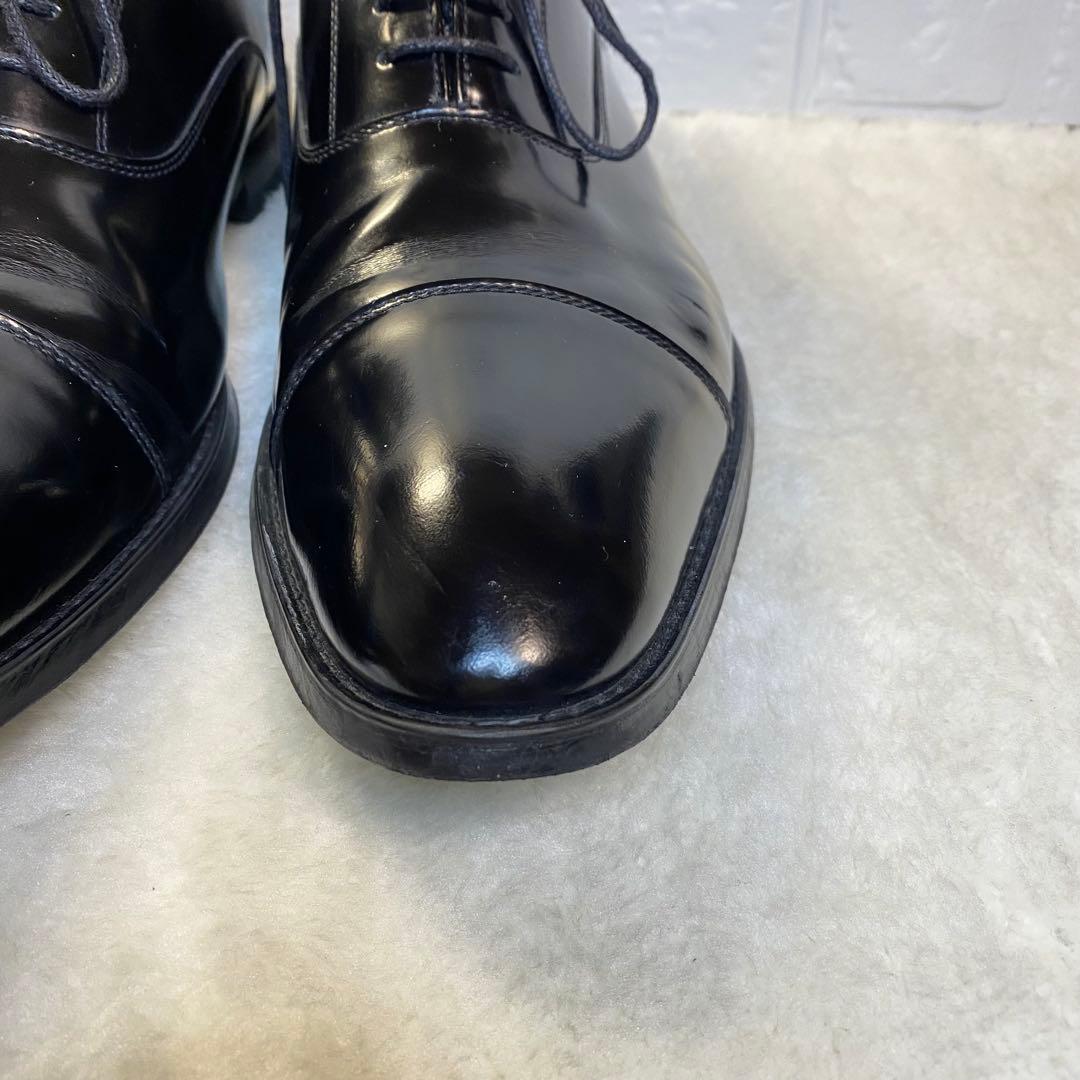 【美品】REGAL リーガル ストレートチップ 革靴 黒 27cm 811R