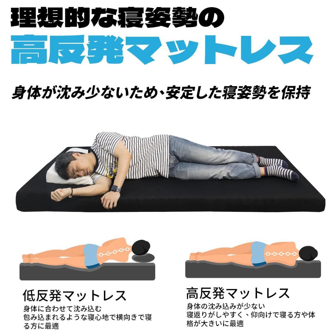 KIKO マットレス 敷き布団 高反発 マットレス シングル 7cm 25D