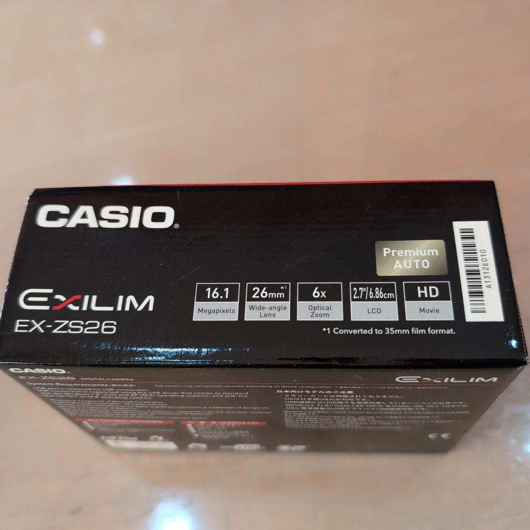 CASIO EXILIM EX-ZS26 コンパクトデジタルカメラ