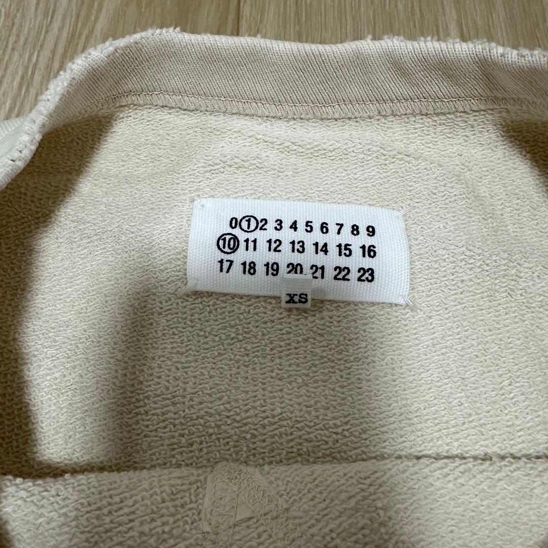 マルジェラ　ダメージ加工スウェット