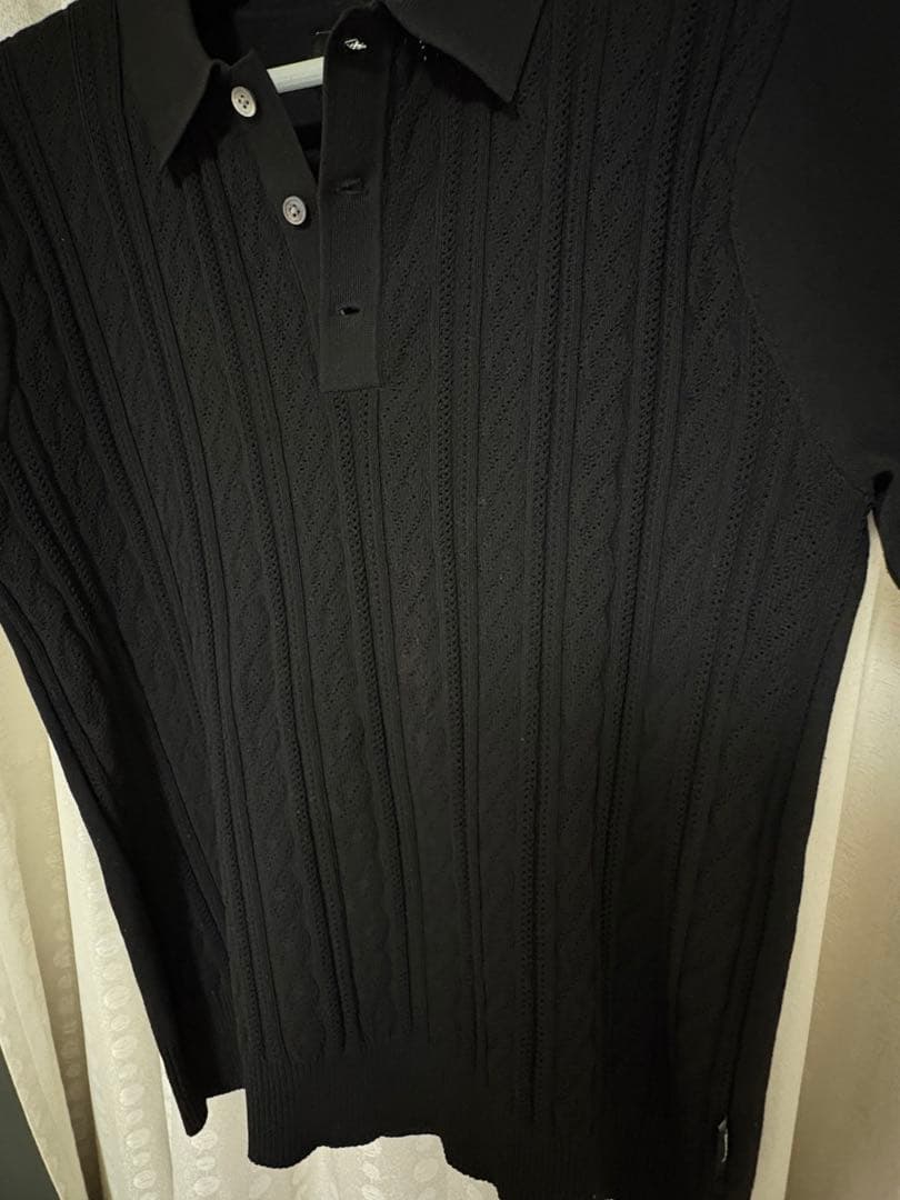 Stussy Cable knit polo 中田圭介着用