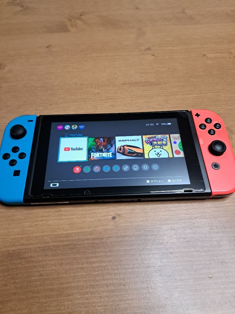 【おまけ付き】Nintendo Switch 本体 青/赤　付属品、箱あり