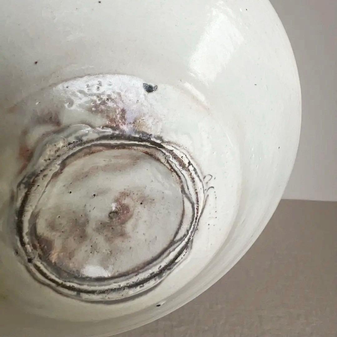 荒賀文成　粉引6寸つば皿　2枚セット