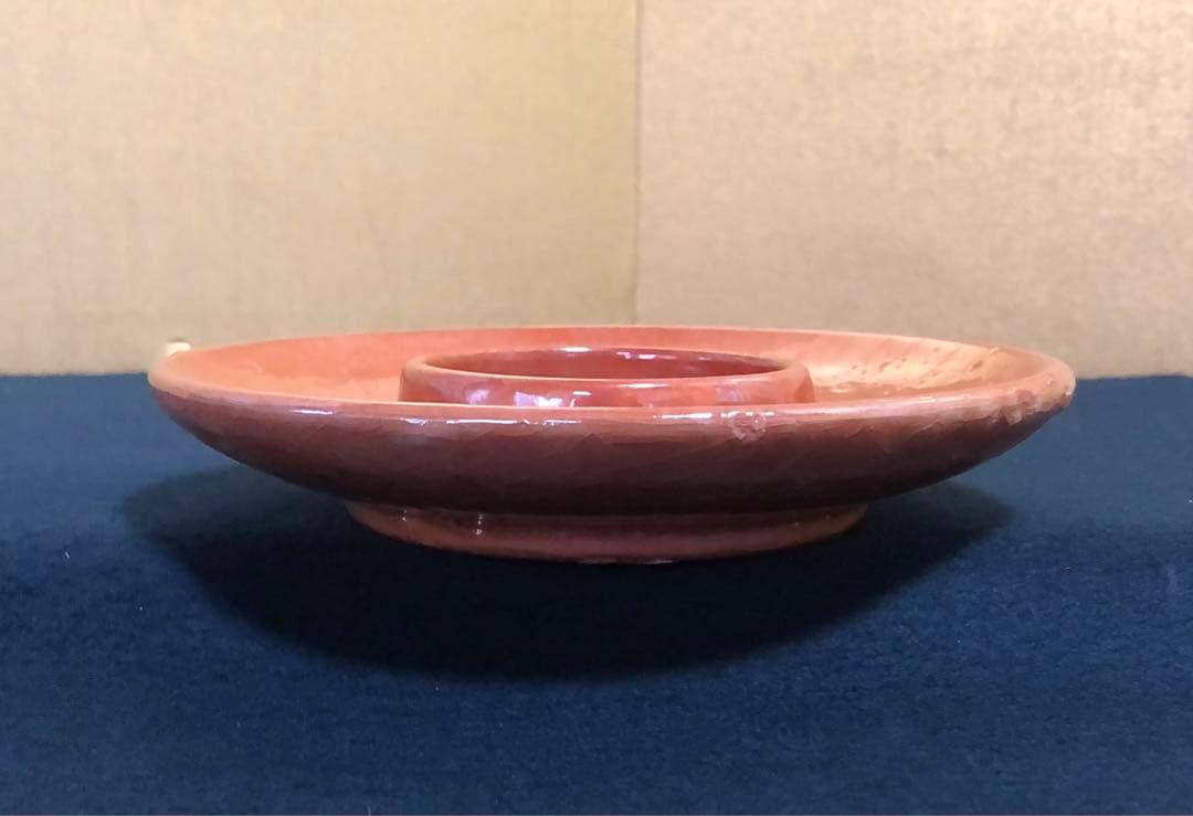 《R》茶道具 楽焼 赤楽 するめ瓦 油盞 和楽 短檠 夜咄 251225か3