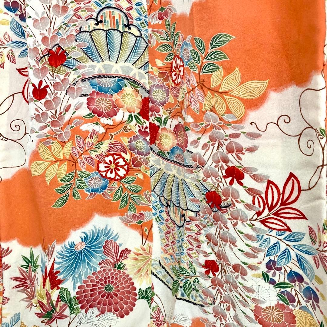 アンティーク 7歳 女の子 子供着物 七五三 アンティーク着物 NO