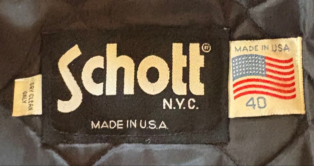 Schott ショットPコート シングル 米国製 サイズ40/L 美品