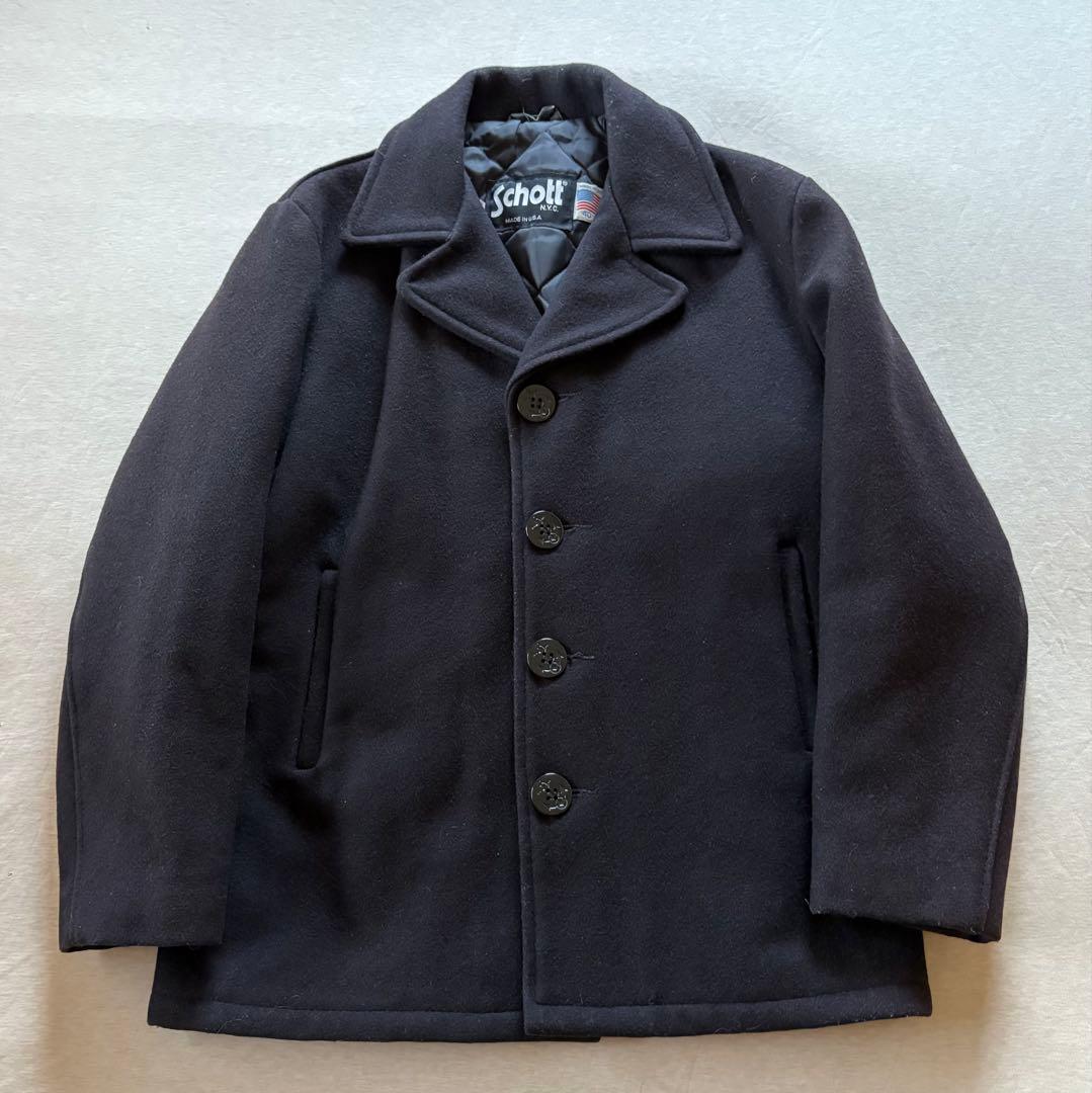 Schott ショットPコート シングル 米国製 サイズ40/L 美品