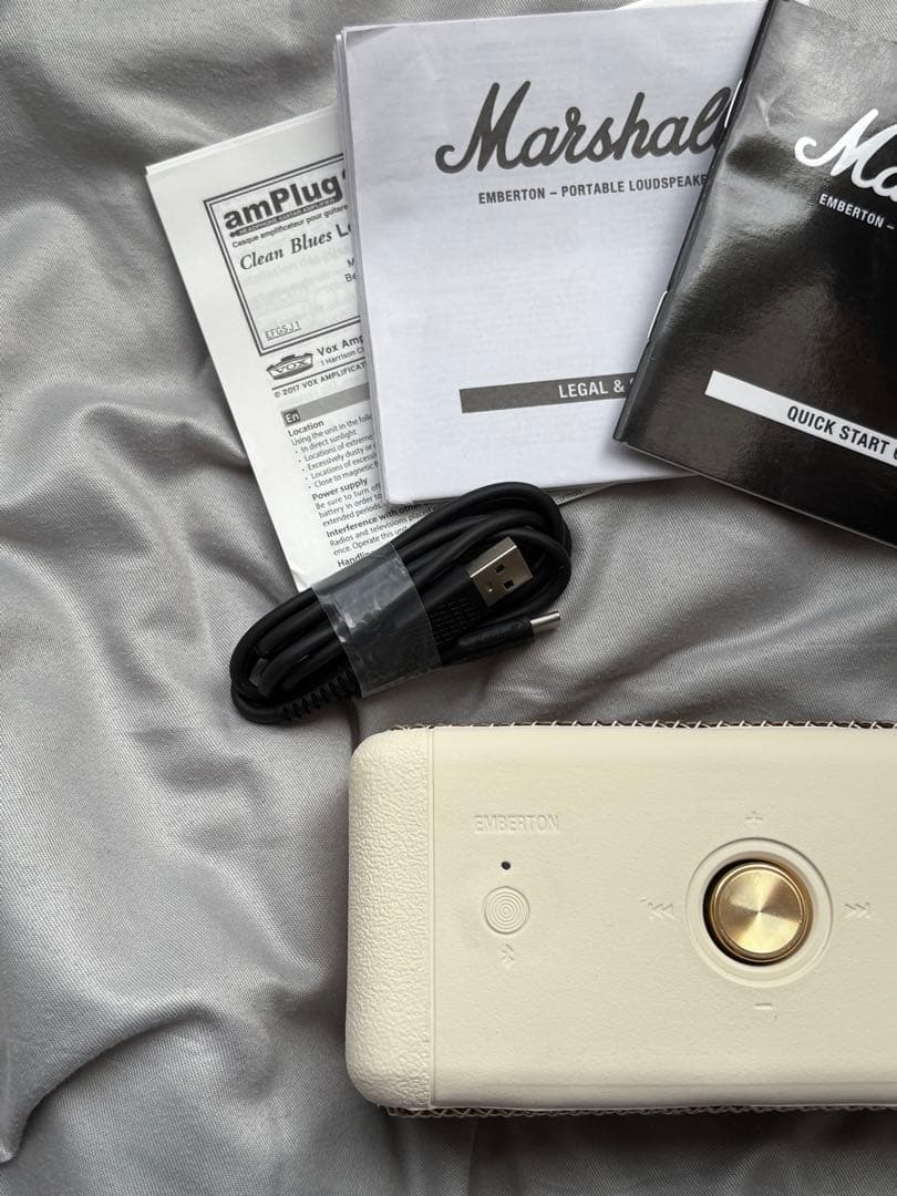 Marshall Emberton ワイヤレススピーカー クリーム