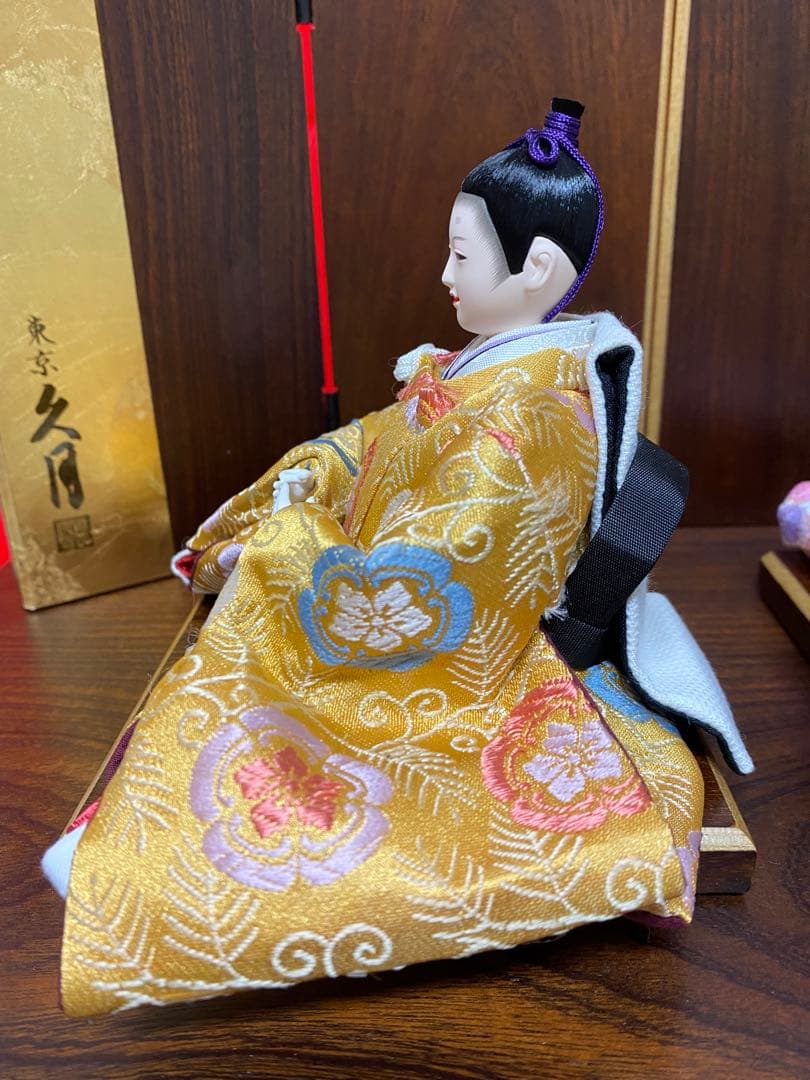 東京久月　雛人形　親王飾り収納セット・サイズ間口約４５×奥行約３０×高さ約４２㎝