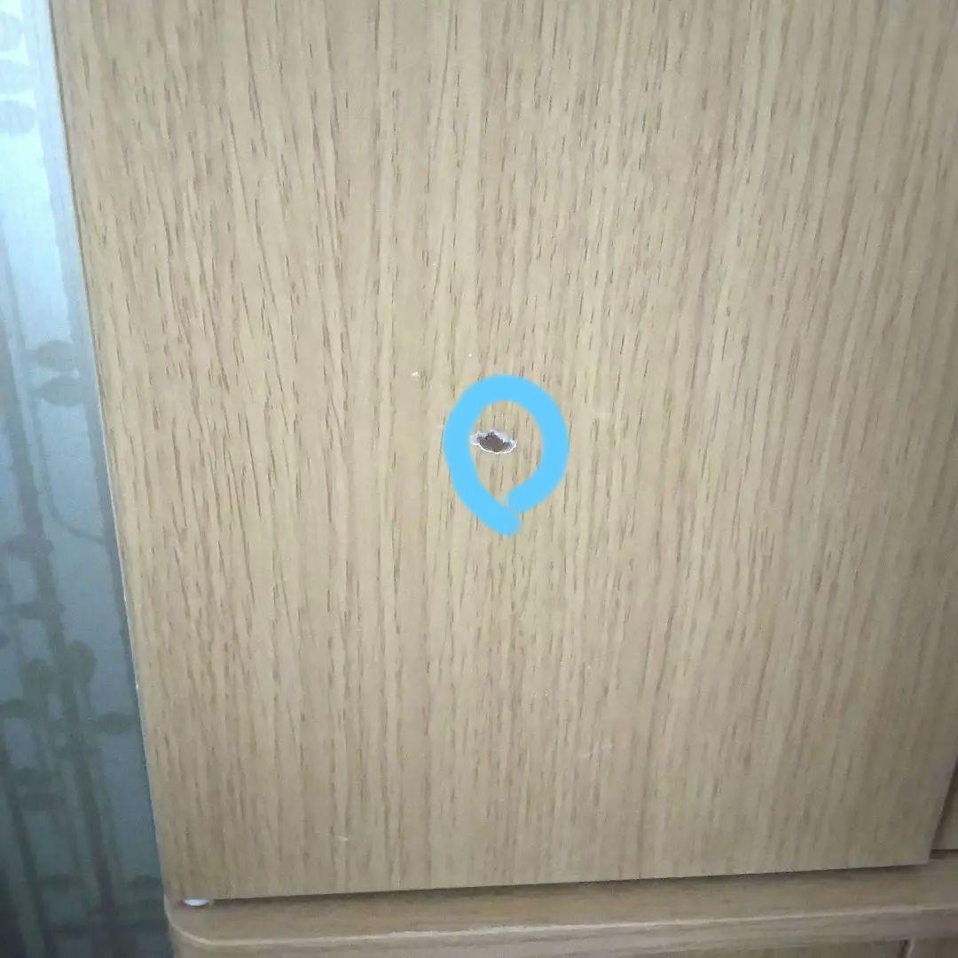 コミック本　木製 二段 本棚　扉付き　DVD・CD 収納キャビネット