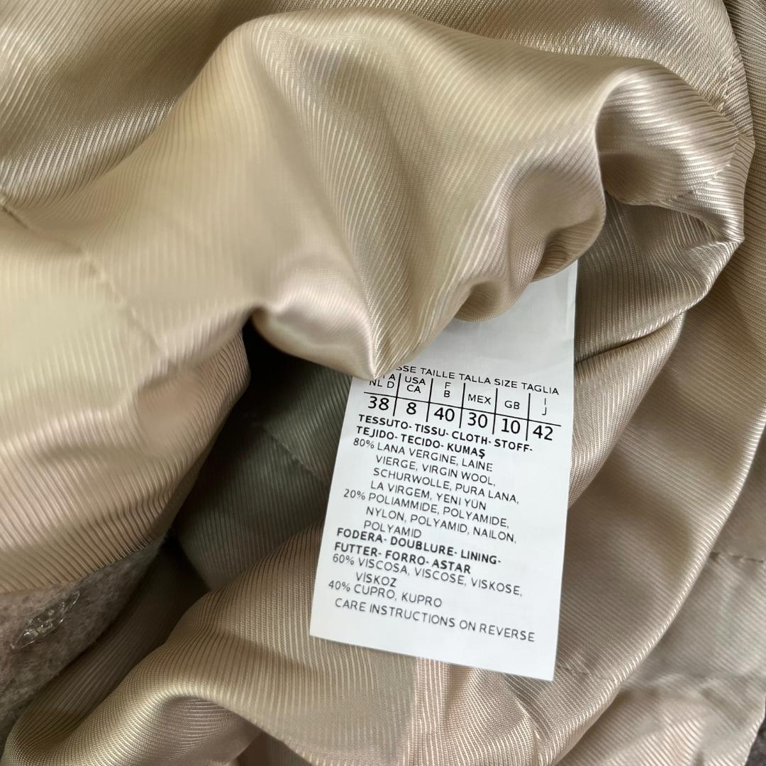 MaxMara ウールジャケット 42 ベージュ M〜L相当