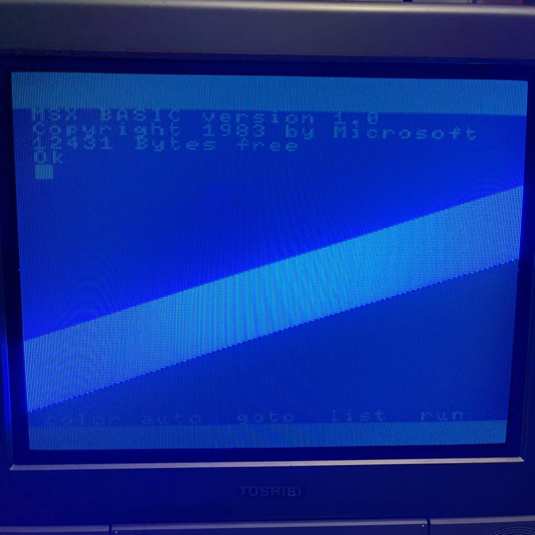 MSX本体中古 箱説なし オマケゲーム2本付き 動作確認済 CF-2000