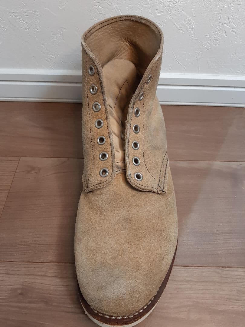 レッドウィング　８１６７　サイズ１０Ｄ　２８センチ ベージュ スエード