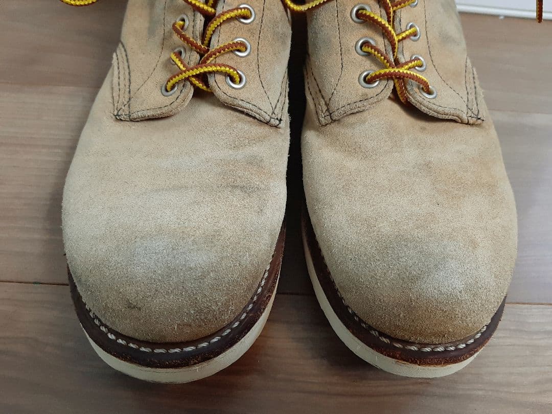 レッドウィング　８１６７　サイズ１０Ｄ　２８センチ ベージュ スエード