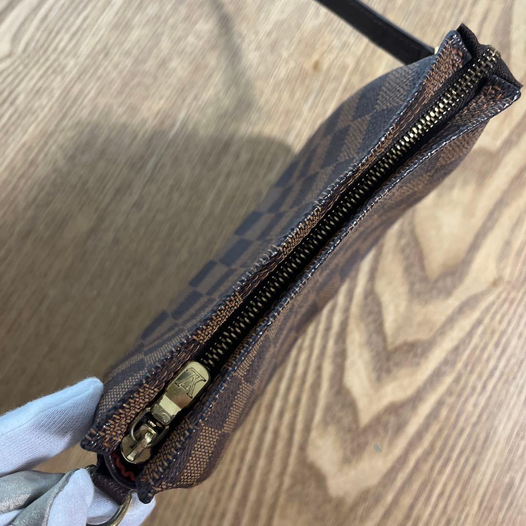 LOUIS VUITTON ダミエ・トゥルース・メイクアップミニショルダーバッグ