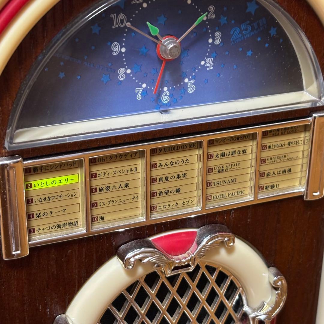 サザンオールスターズ　25周年　メロディ目覚まし時計　桑田佳祐　からくり　訳あり
