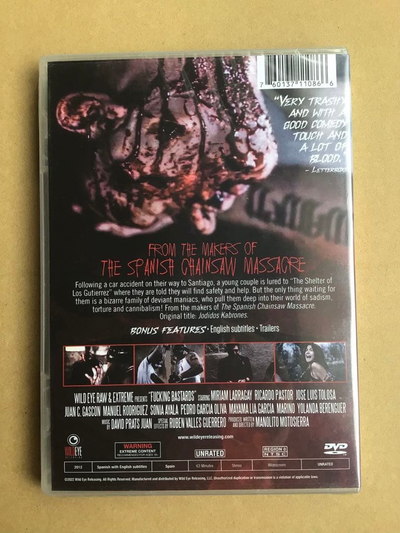 【海外版DVD】FUCKING BASTARDS【未開封】