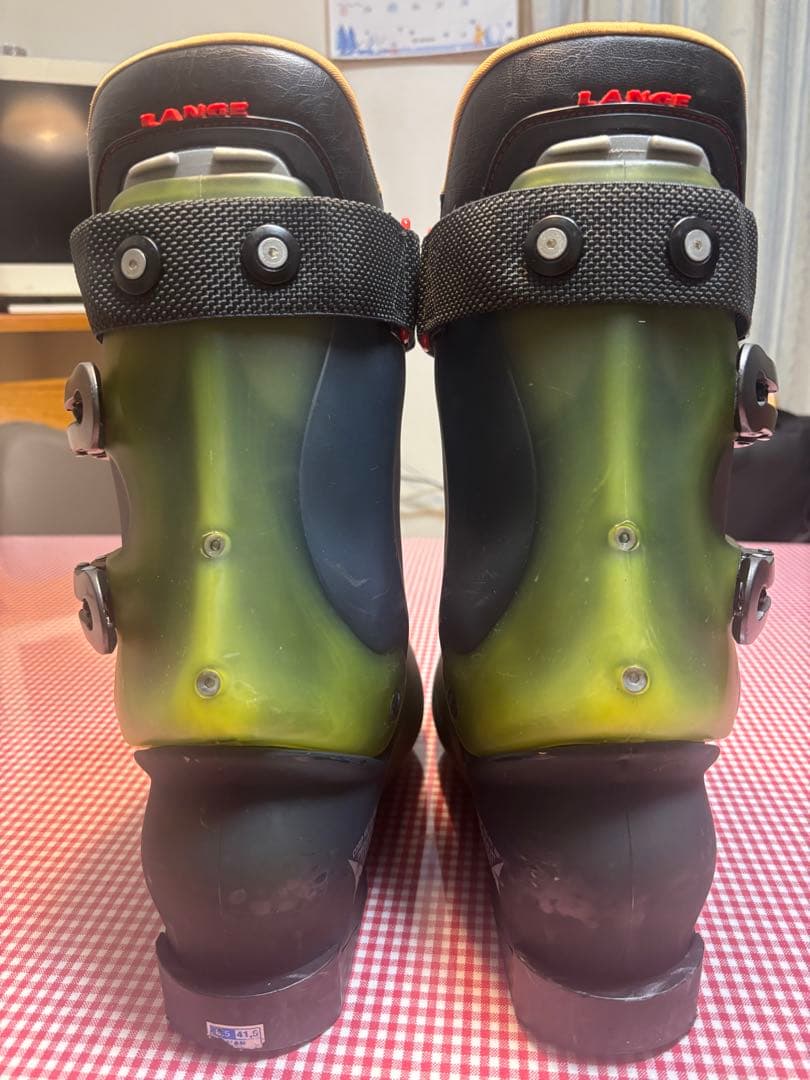 LANGE スキー ブーツ グレー/イエロー