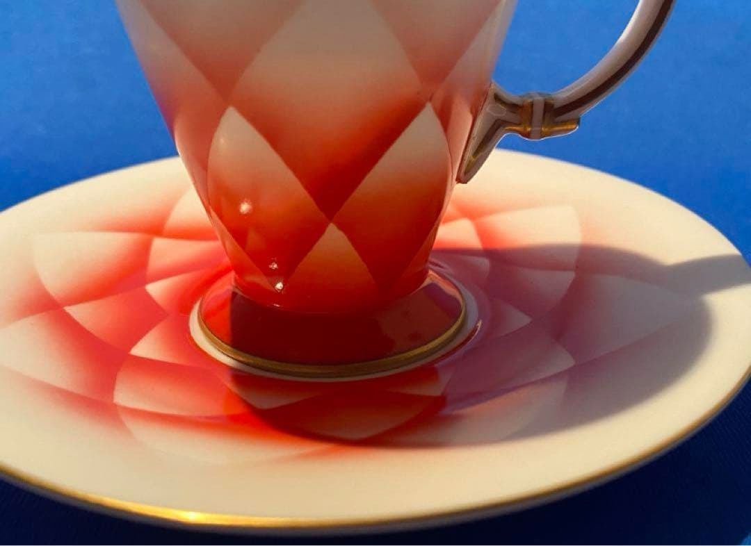 オールドノリタケ ボーンチャイナ デミタスカップ＆ソーサー 1客