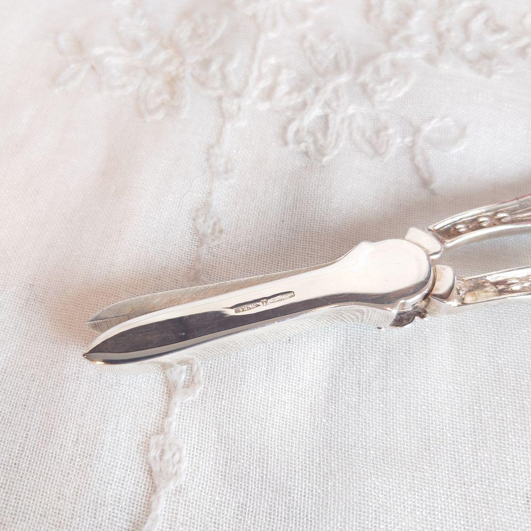 マッピング＆ウエッブ　グレープシザー　シルバープレート　アンティーク　イギリス